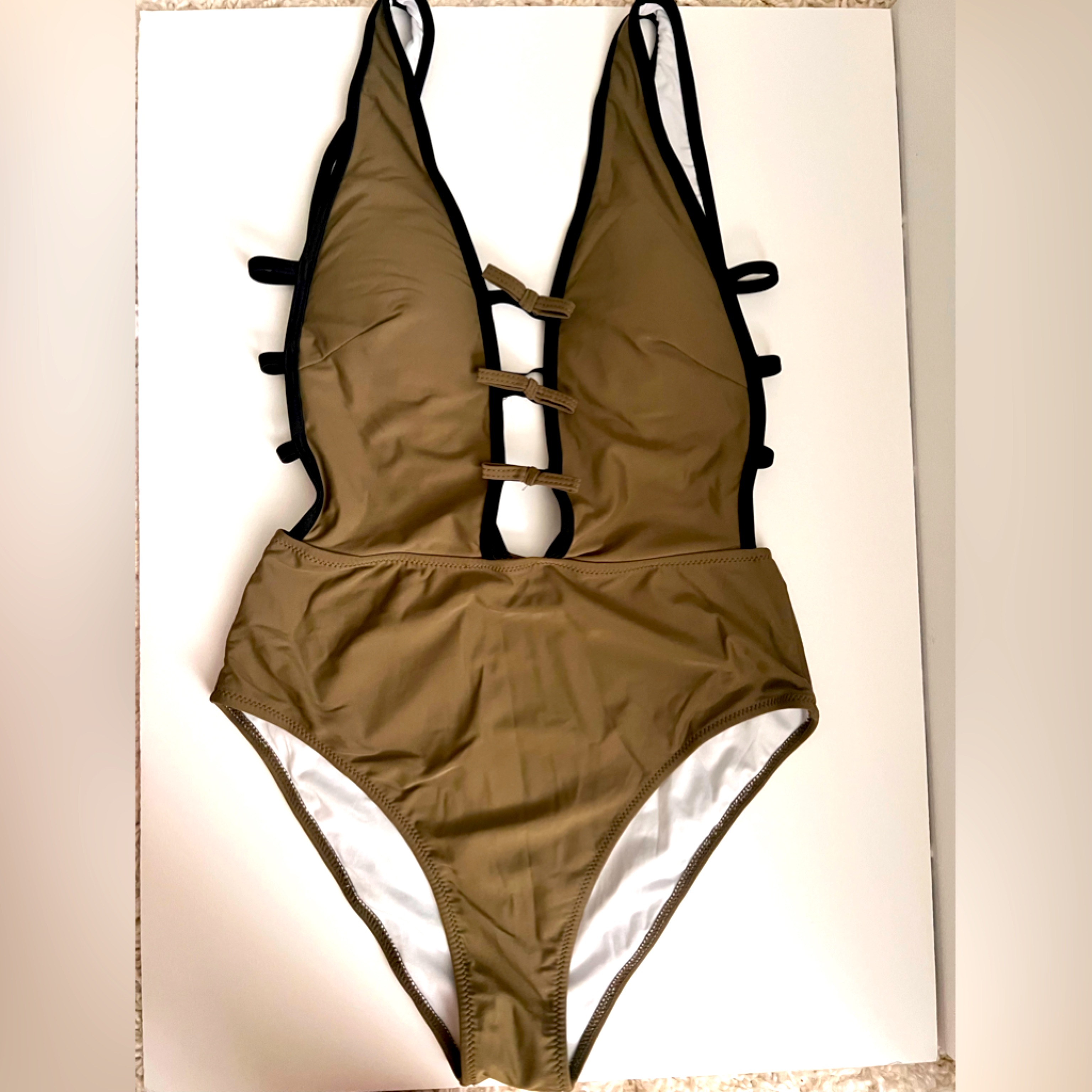 Forever 21 Plunging One-Piece Swimsuit